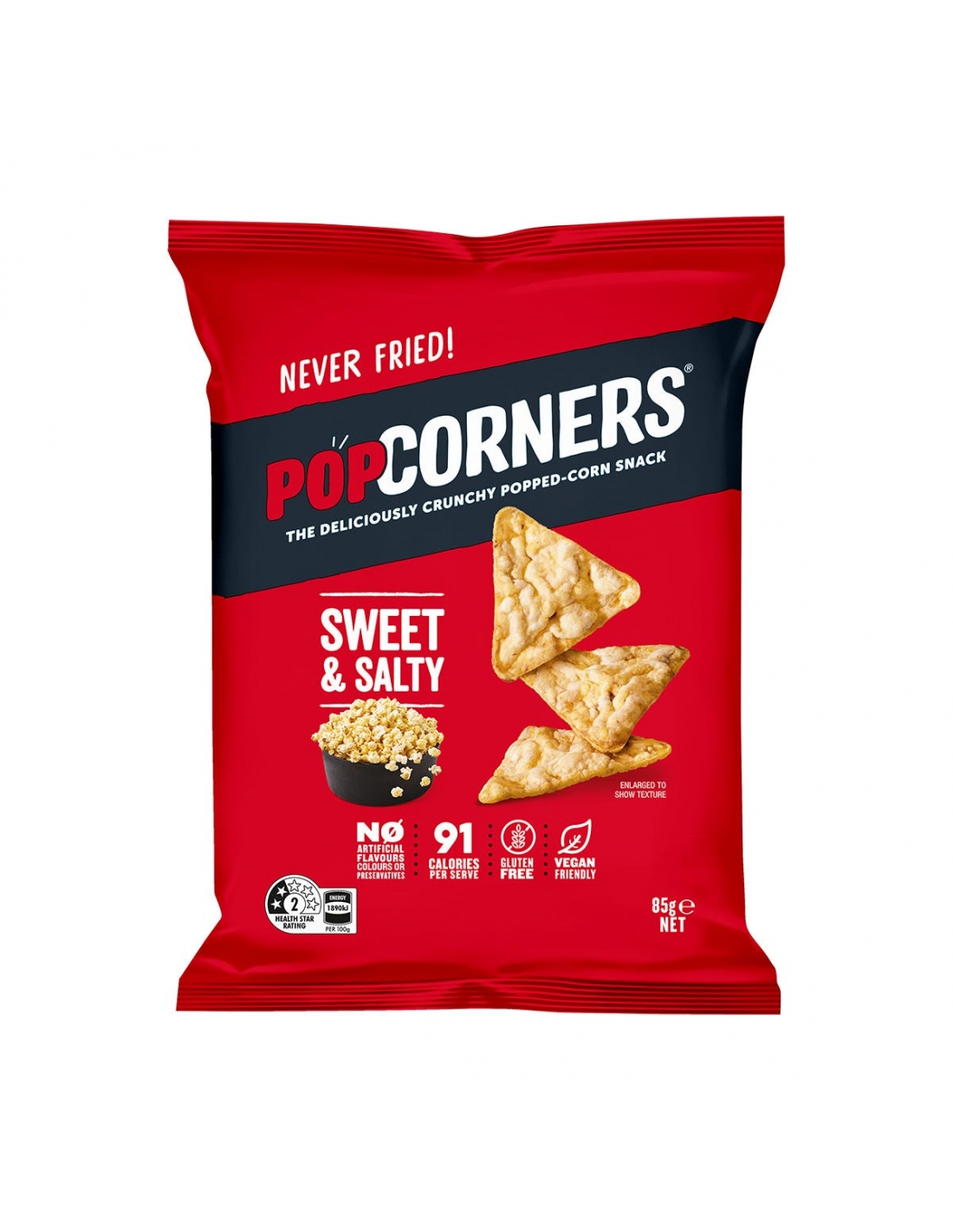 Popcorners Sweet & Salty 85g x 6