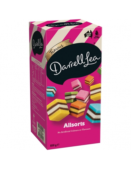 Darrell Lea allsorts Liquor Cadeaum Box 850G x 6