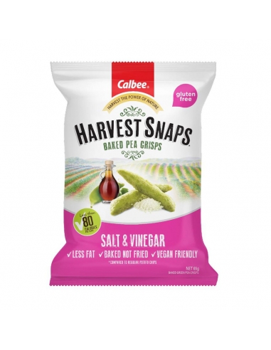 Harvest Snaps Salt & Vinegar 65g x 20