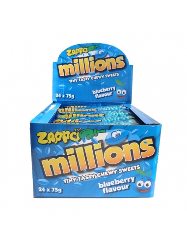 Zappo Millionen Blueberry 75G x 24