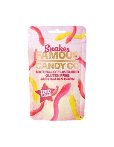 Famous Candy Co Sugar Free Snakes x 32