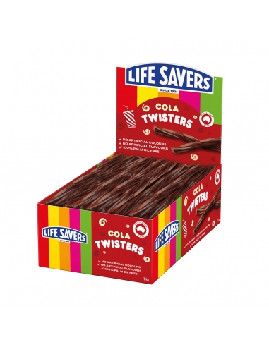 Twisters de cola Lifesaver 1kg x 1