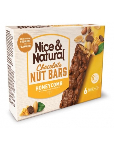 Nice & Natural Roasted Nut Bar Honeycomb 180gm x 1