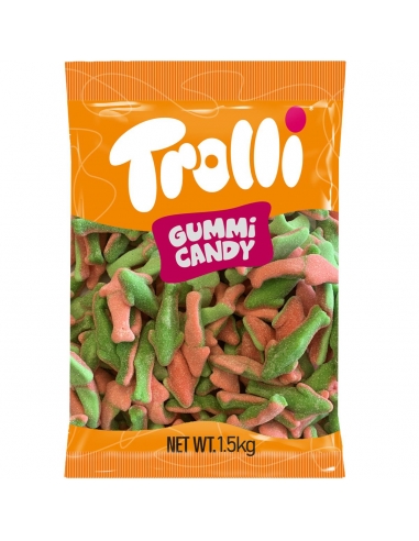 Trolli Watermeloen Haai Snoep 1,5 kg x 4