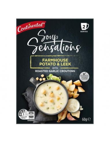 Continental Farmhouse Potato & Leek Soup Sensation 60gm x 7