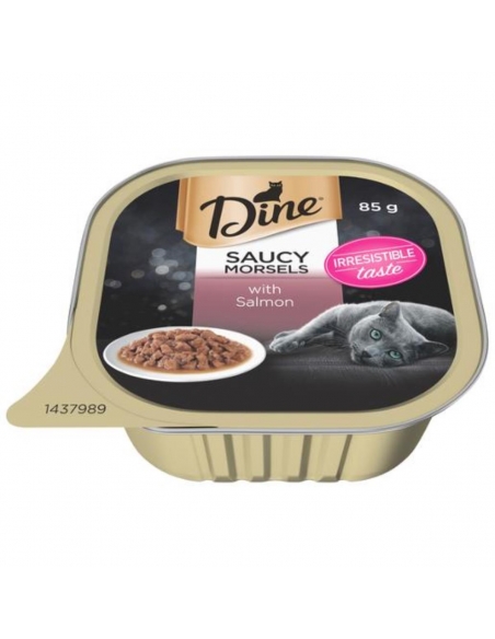 Dine Salmon In Seafood Sauce Wet Cat Food 85gm x 14
