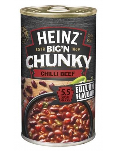 Heinz Soup Chunky Chilli Beef 520gm x 1