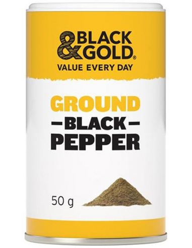Black & Gold Ground Black Pepper 50gm x 1