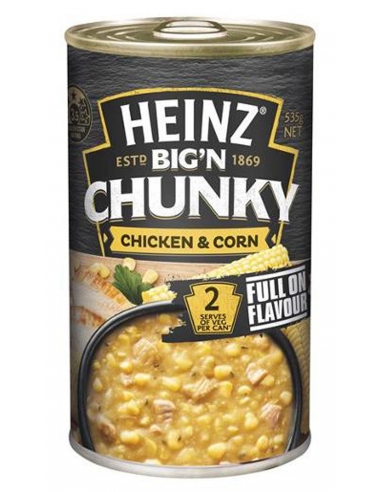 Heinz Chunky Kip en maïssoep 535g