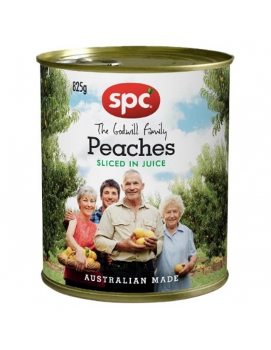 Spc Sliced Peaches In Natural Juice 825gm x 1