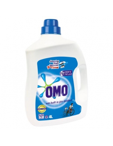 Omo Front & Top Clean Laundry Liquid 4l x 1