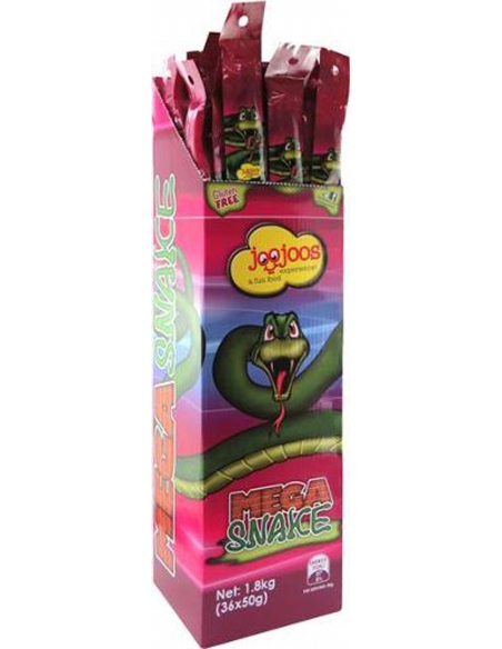 Confect Trading Wrapped Mega Snakes 50gm x 36