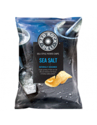 Red Rock Deli Potato Chips Sal marina 45gr x 18