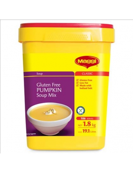 Maggi Soup Pumpkin Gluten Free 1.8 Kg Pail