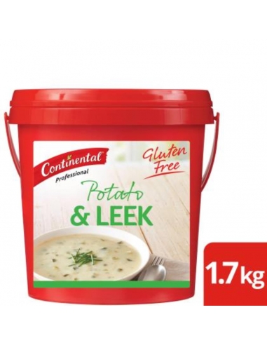 Continental Soup Patate & Leek Gluten Free 1.7 Kg Pail