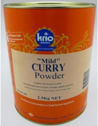 Krio Krush Poudre de curry Mild 2.5 Kg Can
