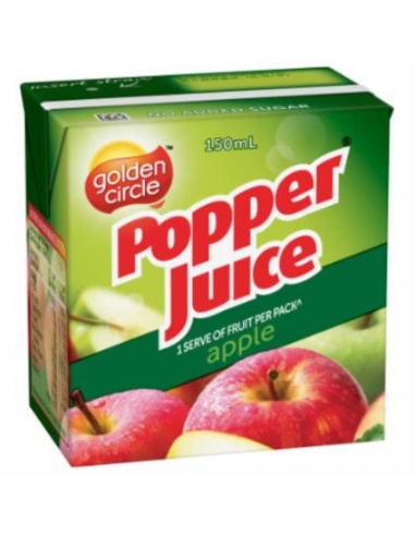 Golden Circle Juice Apple 100% Popper Tetra 24 X 150ml Carton
