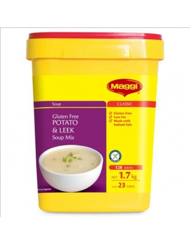 Maggi スープポテト＆ネギ グルテンフリー 1.7kg ペール缶