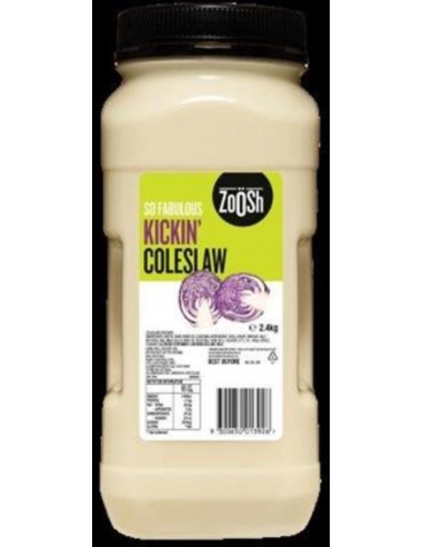 Zoosh Coleslaw Gluten Gratis 2.4 Kg Bottle