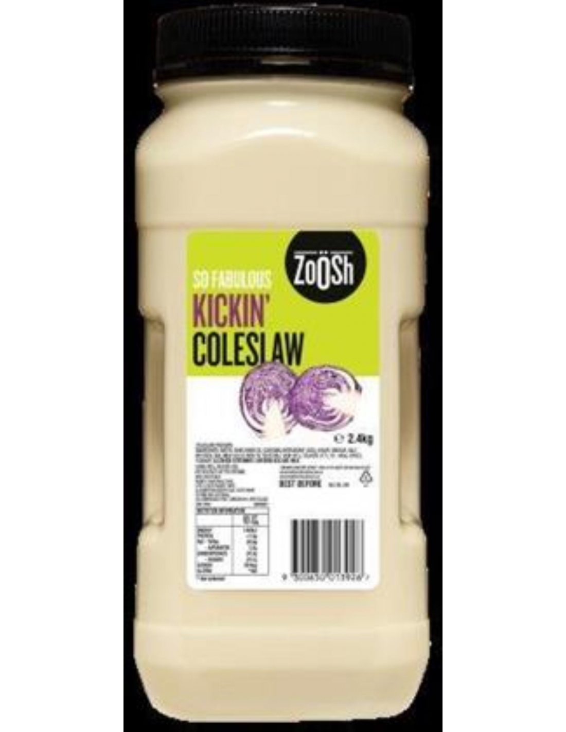 Zoosh Dressing Coleslaw Gluten Free 2.4 Kg x 1
