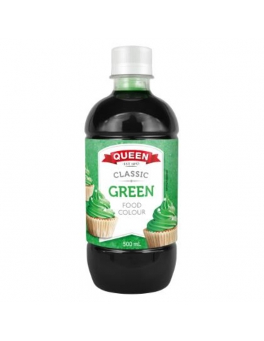 Queen Colorante verde 500 ml botella