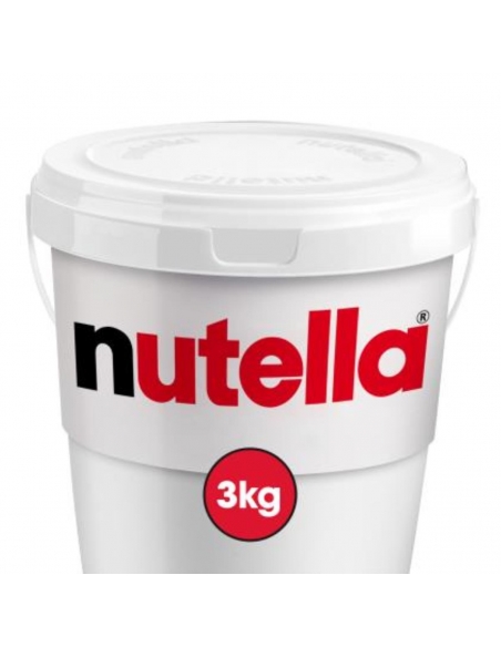 Nutella 涂抹巧克力榛子 3 公斤罐