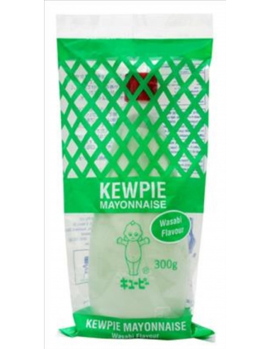 Kewpie Mayonnaise Wasabi Flavoured 300 Gr Bottiglia