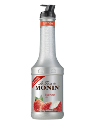 Monin Syrop Liczi Puree Owocowe Butelka 1 L