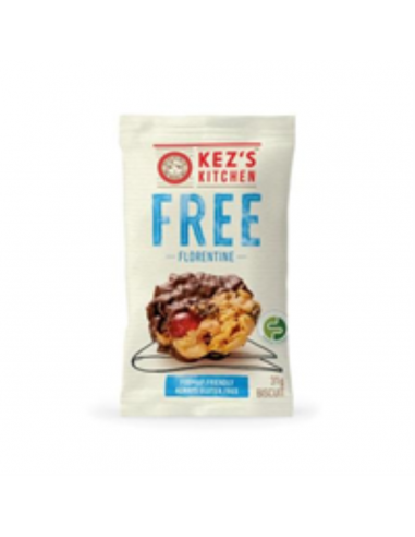 Kez's Kitchen Biscuits Florentine Peanut Gluten Free 100 X 31gr Carton