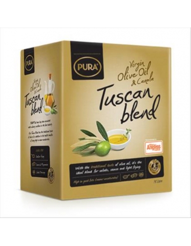 Pura Oil Olive Virgin & Canola Tuscan Blend 15 Lt Bag In Box