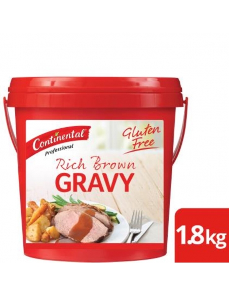 Continental Jus Rijk Bruin Glutenvrij 1,8 Kg Emmer