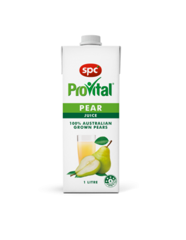 Spc Provital Juice Pear 1 Lt Each