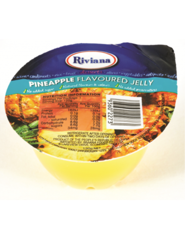 Riviana Jelly Pineapple杯12X 120gr Tray