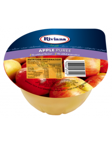 Riviana Pure Apple 12 X 120gr Tranche