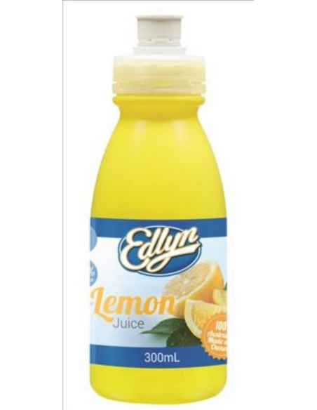 Edlyn Juice Lemon 300 Ml Bottle