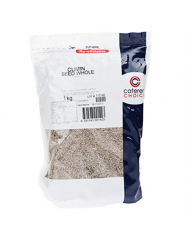 Caterers Choice Graines Cumin Whole 1 Kg Packet