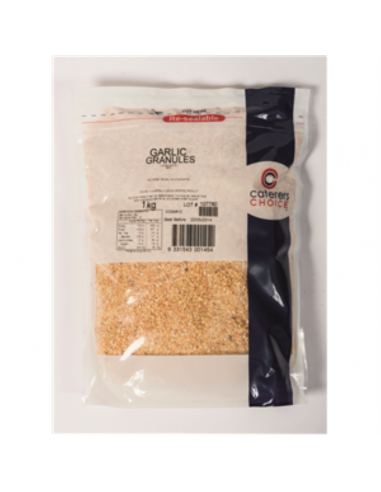 Caterers Choice Granules d'ail 1 Kg Packet