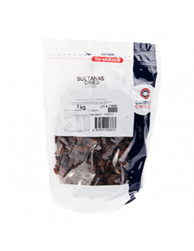 Caterers Choice Sultanas Importé 1 Kg Packet