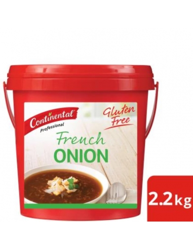 Continental Soup Cebula francuska bezglutenowa, wiaderko 2,2 kg