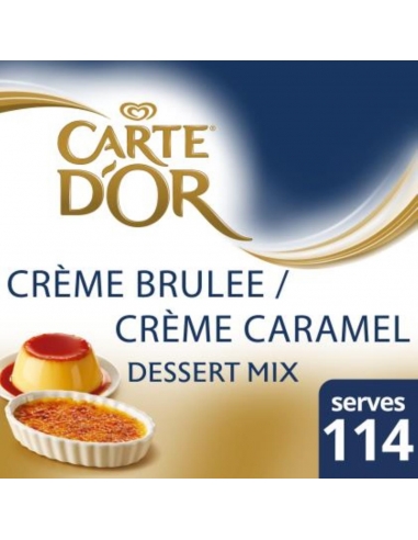 Carte D'or Dessert Chem Creme Caramel/ Creme Brulee 1.25 Kg Packet