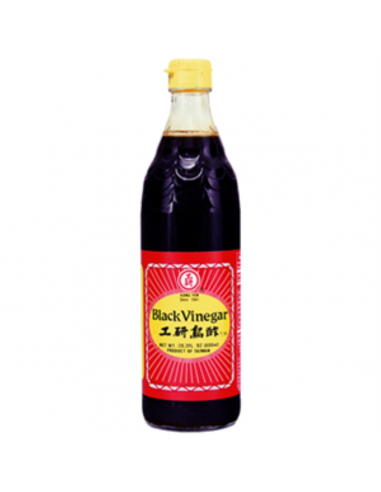 Kong Yen Azijn rijst zwart 600 ml fles