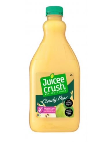 Juicee Crush Juice Cloudy Pear 99% 2 Lt Bottle