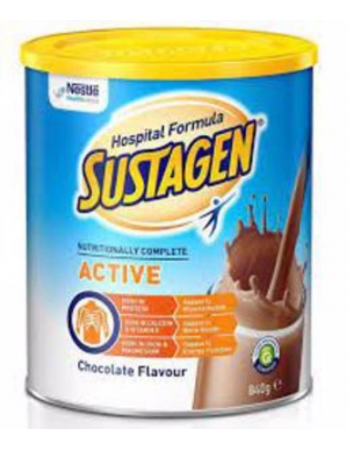 Nestle Sustagen Ziekenhuisformule vezel actief chocolade 840 Gr