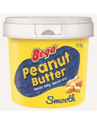 Bega Peanut Butter Smooth 2 Kg Bucket