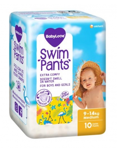 Babylove Medium Swim Pants 10 Pack