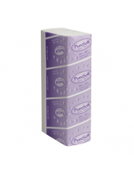 Pure Soft Ręcznik papierowy przeplatany 150 arkuszy, 16 opakowań w kartonie