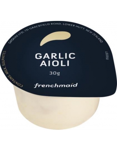 Frenchmaid Mayonnaise Aioli Portion Control Garlic 100 X 30gr Carton