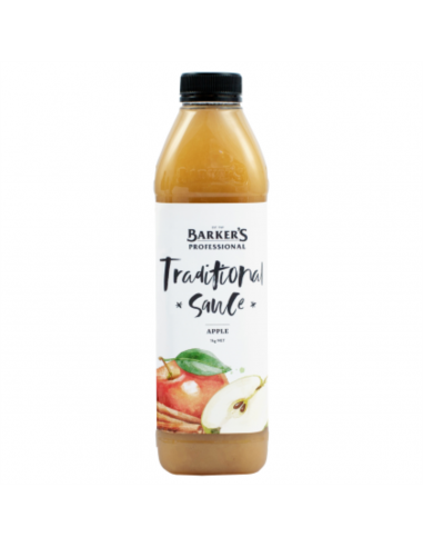 Barkers Sauce Apfel Chunky Traditionelle 1 Kg Flasche