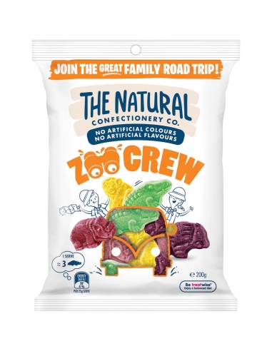 The Natural Confectionary Company Zoo Crew 200 g x 18