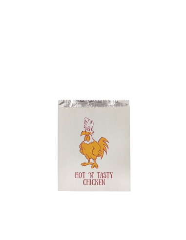 Small Chicken Bags Foil (211 x 165 + 58 mm) x 1000